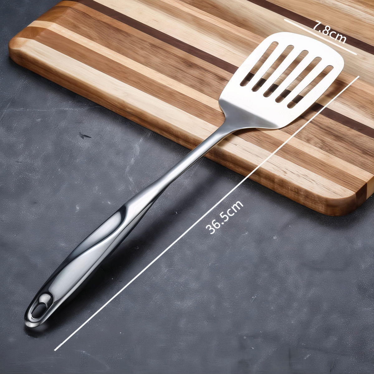 7-Piece Seamless Design Stainless Steel Kitchen Utensil Set