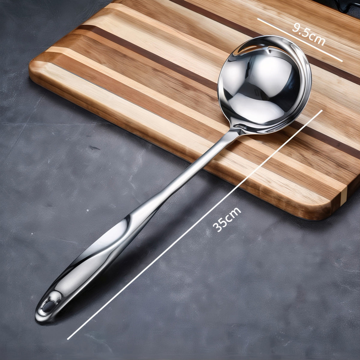 7-Piece Seamless Design Stainless Steel Kitchen Utensil Set
